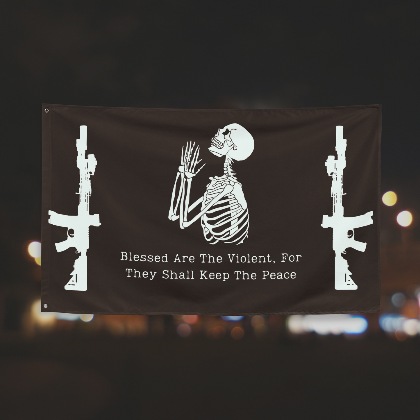 "Blessed Are the Violent" Flag